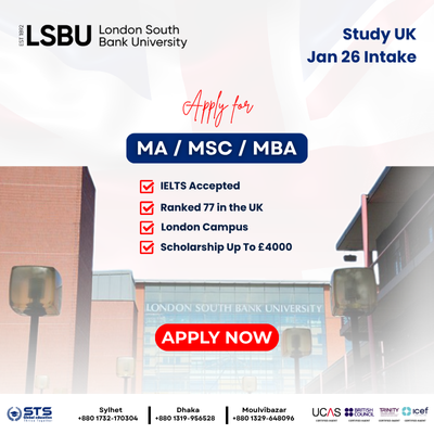 Study in the Heart of London with a £4,000 Scholarship!